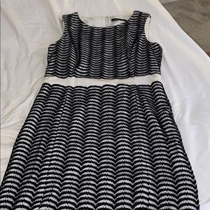 Black and white dress